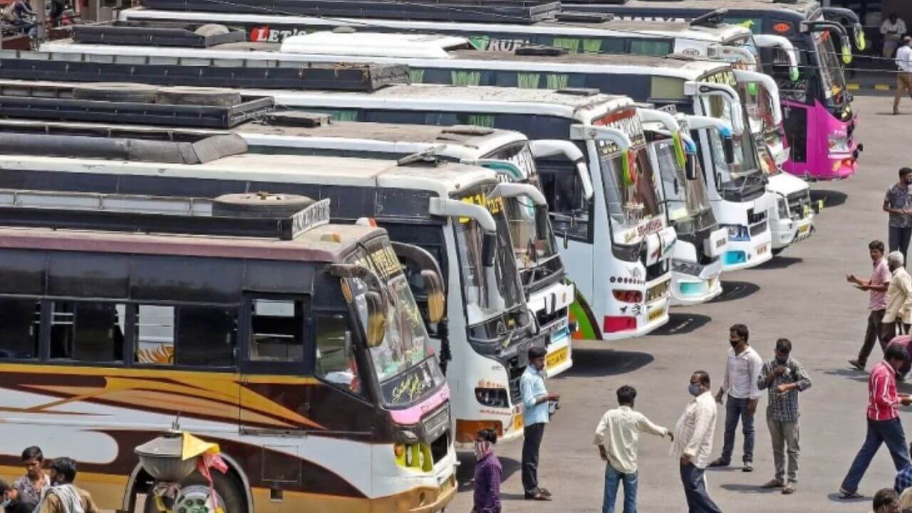 आरटीओ की सख्ती के विरोध में निजी बस ऑपरेटर्स की हड़ताल, जोधपुर-जैसलमेर रूट पर ठप हुई बस सेवा