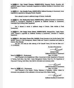 IAS Transfer: राज्य सरकार ने एक साथ किया 13 आईएएस अधिकारियों का तबादला, सौंपी नई जिम्मेदारी 