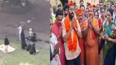 शनिवार वाडा में विवाद; मुस्लिम महिलाओं की नमाज और भाजपा सांसद का गौमूत्र छिड़काव, जानें पूरा मामला