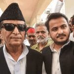 Azam Khan and son Abdullah Azam
