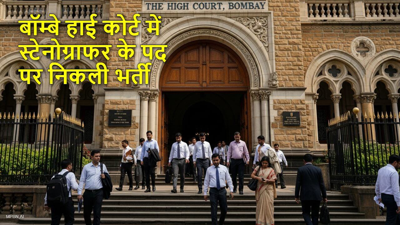 Bombay High Court बॉम्बे हाई कोर्ट में स्टेनोग्राफर के पद पर निकली भर्ती, यहां जानिए शैक्षणिक योग्यता और आवेदन प्रोसेस