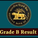 RBI Grade B Result 2025