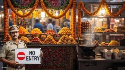 इंदौर सराफा में सिर्फ पारंपरिक फूड की एंट्री, चाइनीज वालों पर गिरी गाज