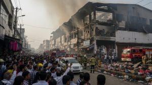 जबलपुर में भीषण आग! कपड़ों और जूतों के गोदाम से उठी लपटें, मार्केट में मचा हड़कंप