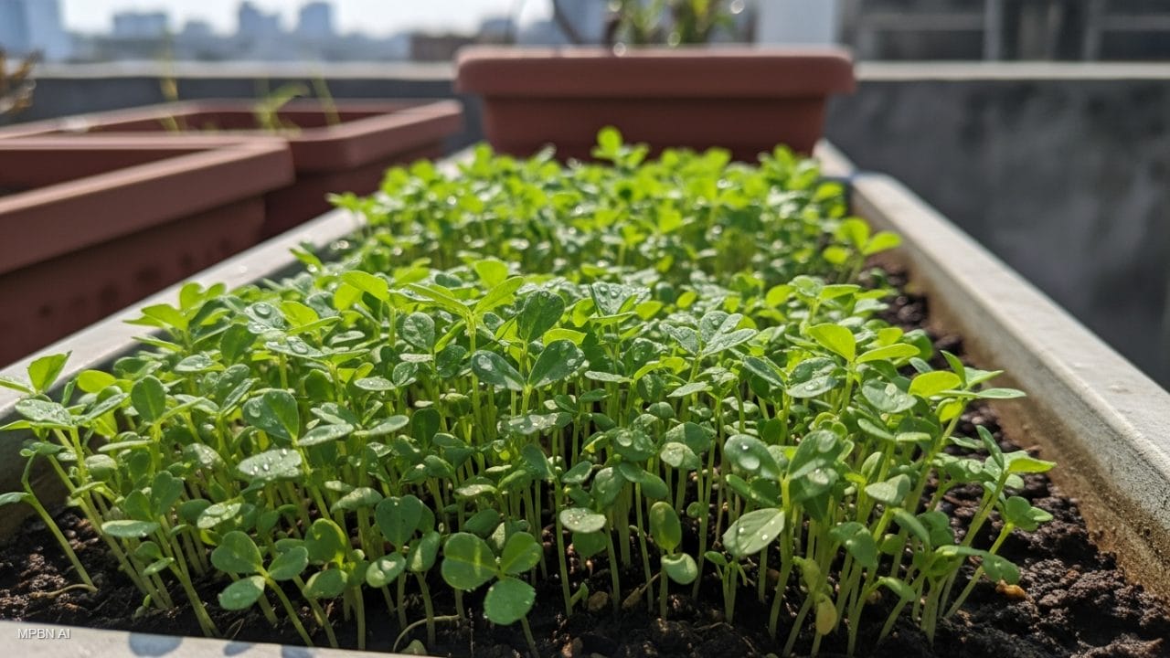सर्दी में छत पर ऐसे उगाएं ताजी मेथी, सिर्फ 10 दिन में मिलेंगी खुशबूदार पत्तियां