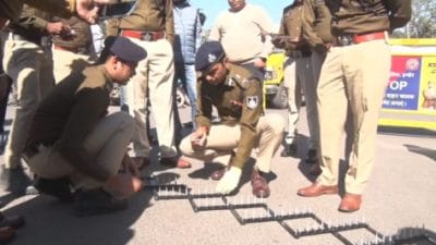अपराधियों का अब भागना मुश्किल, टायर किलर स्पाइक रोकेंगे रास्ता, पुलिस कमिश्नर ने बताई खासियत