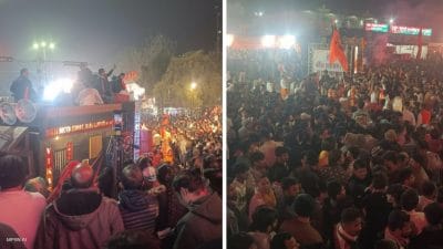 इंदौर के रणजीत हनुमान मंदिर से प्रभातफेरी शुरू, 650 पुलिसकर्मी तैनात, पूरे शहर में हाई-टेक निगरानी