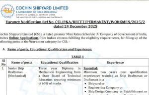 शैक्षणिक योग्यता और उम्र सीमा पर नजर डालें