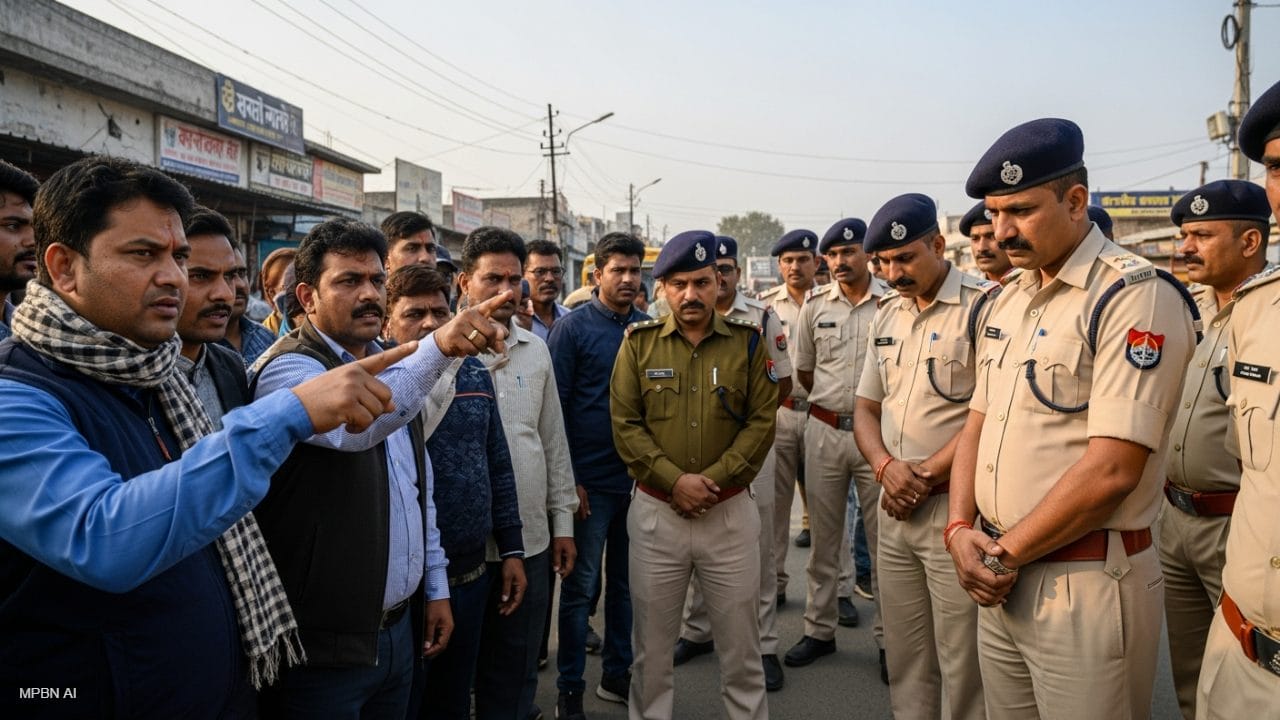 मनासा में फर्जी NDPS केस को लेकर हंगामा, जनता के विरोध के आगे झुकी राजस्थान पुलिस