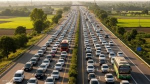 NH-47 पर यातायात ठप, बरेठा घाट में लंबा जाम, नागपुर-भोपाल हाईवे पर घंटों फंसे वाहन