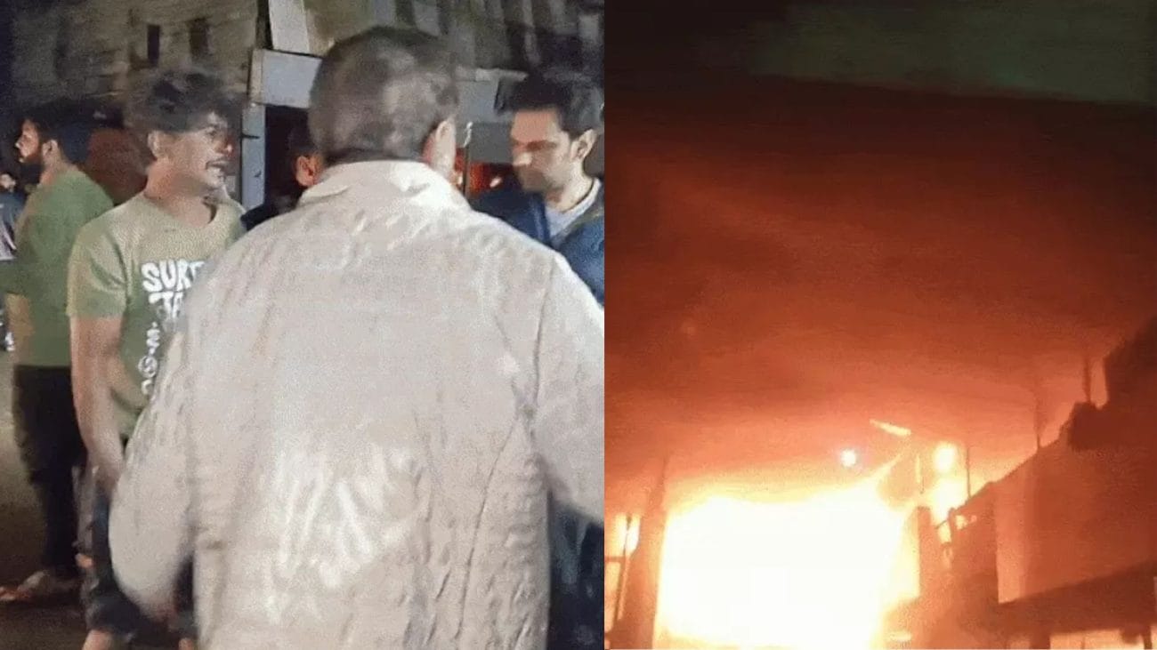 भोपाल के पुल पातरा स्थित टिंबर मार्केट में लगी आग, बुझाने के प्रयास में 4 लोग घायल हुए