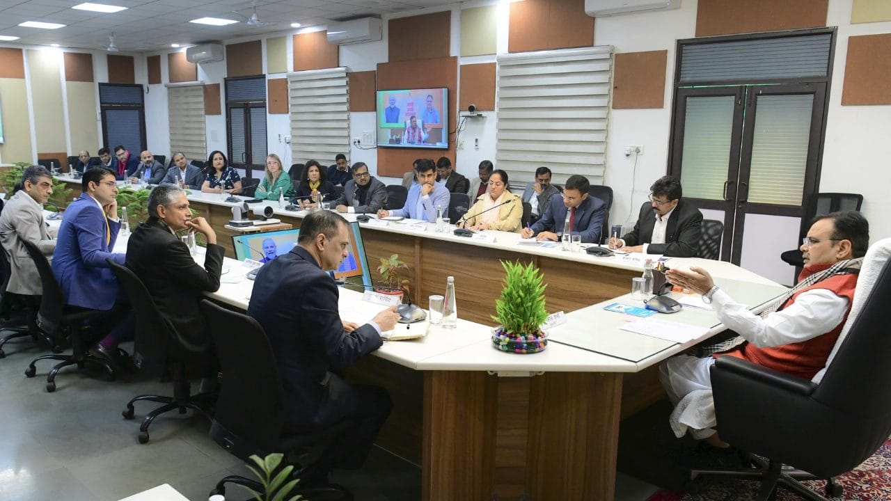 राजस्थान डिजिफेस्ट टाई ग्लोबल समिट-2026: सीएम भजनलाल शर्मा ने की विभिन्न कंपनियों के प्रतिनिधिमंडल से मुलाकात, कहा- ‘राज्य को तकनीकी क्षेत्र में बनाएंगे ग्लोबल लीडर’