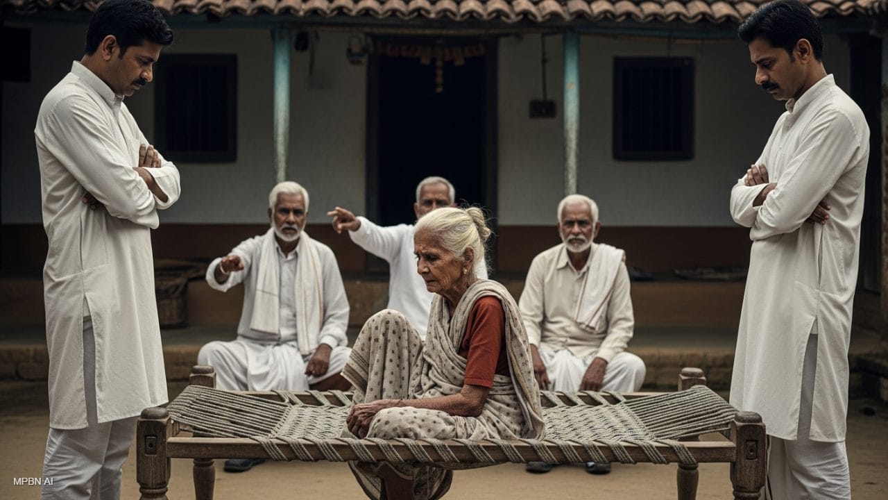 विदिशा में शर्मनाक विवाद: 90 साल की मां को रखने पर बेटों में बंटवारा, पंचायत ने कराया समाधान