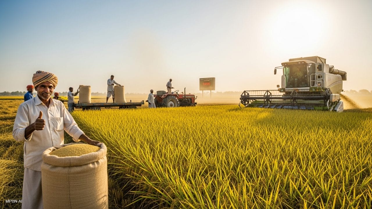 MP में धान खरीदी का नया रिकॉर्ड: 43 लाख मीट्रिक टन पार, MSP से किसानों को सीधा लाभ